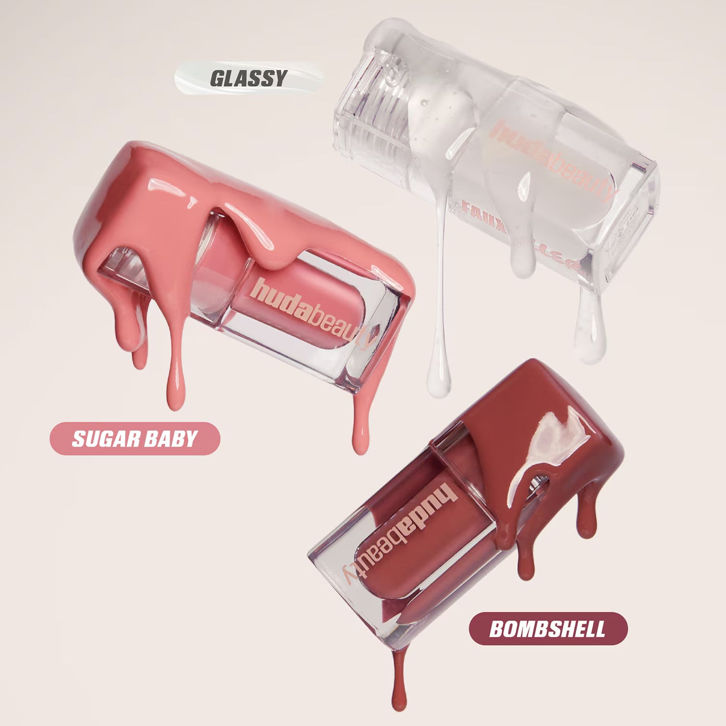 Glossiest Gloss Trio - Lip Kit - Huda Beauty