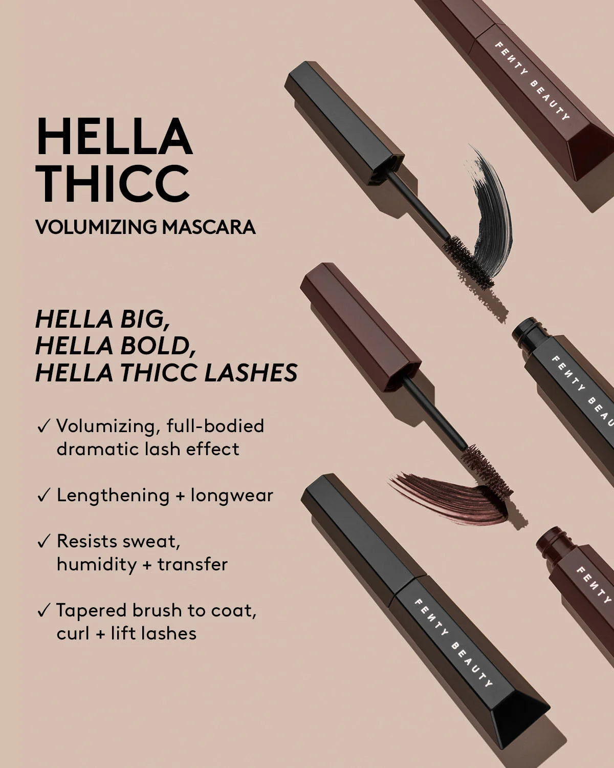Hella Thicc Volumizing Mascara - Fenty Beauty